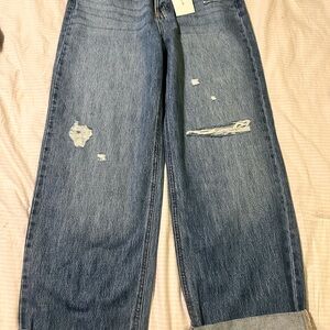 Cello Blue Distressed Boyfriend Jeans